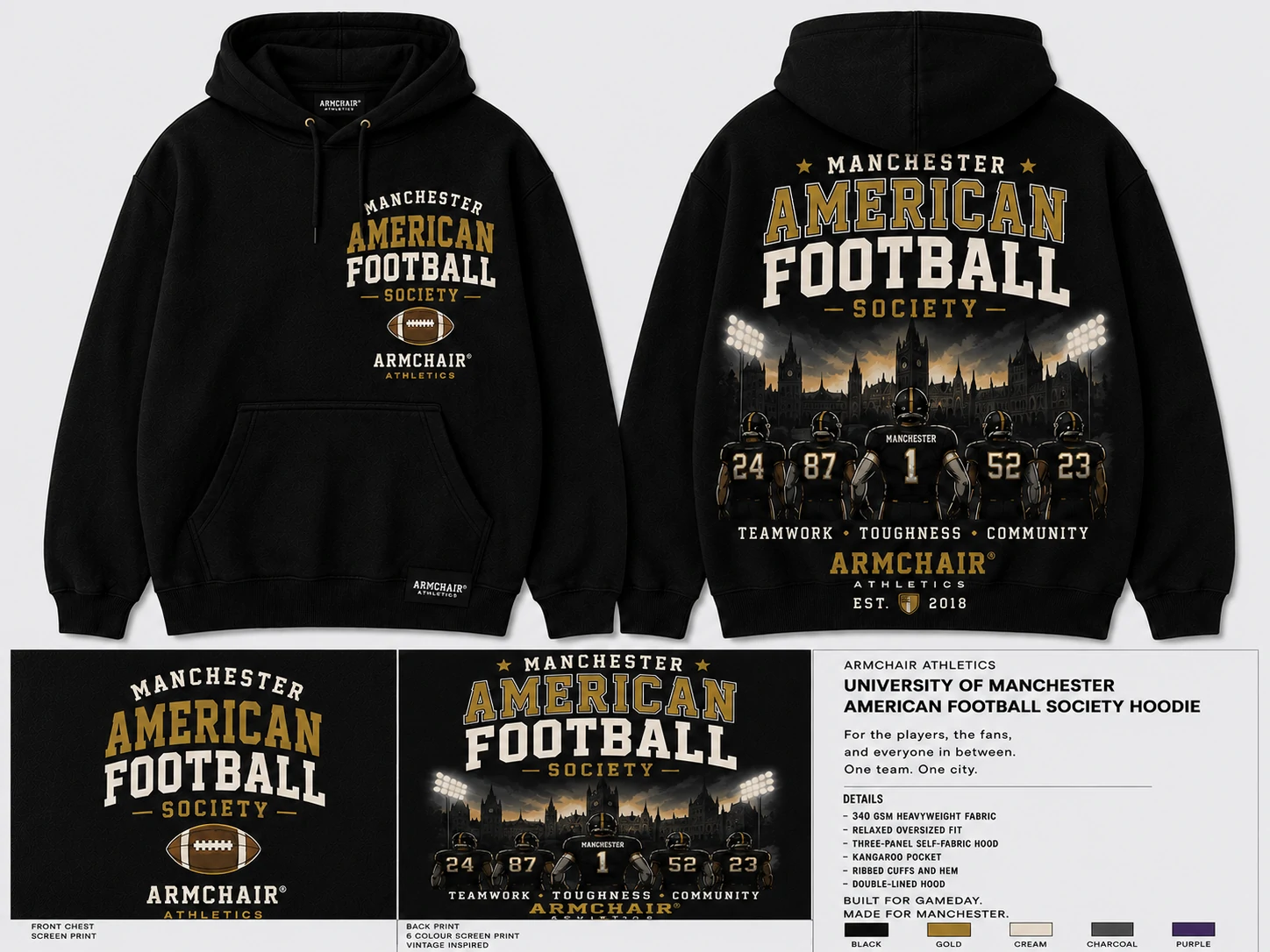 14. Manchester American Football - Hood Board